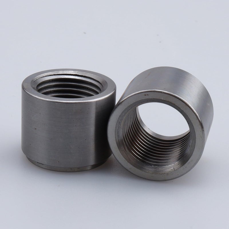 AC PERFORMANCE Steel Female 3/8 NPT Weld On Bung, 3/8" Weldable Fuel Tank Fitting, Pack of 2 - Image 1